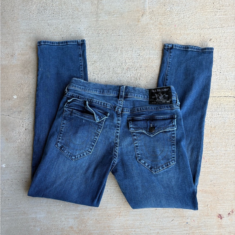 True Religion Men’s Ricky Relaxed Straight Jeans